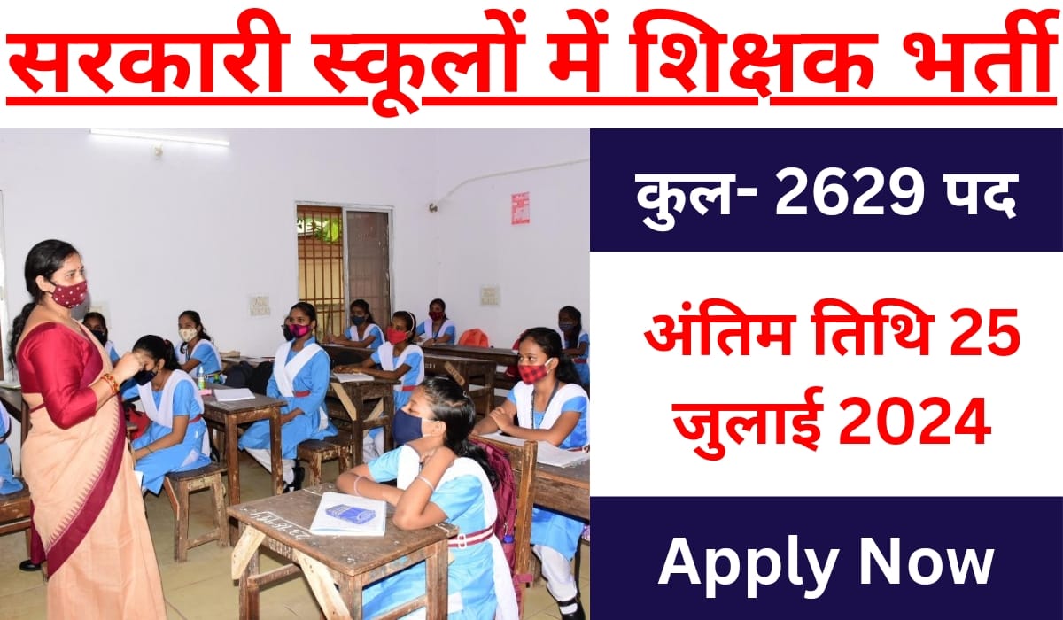 Goverment Teacher Vacancy 2024