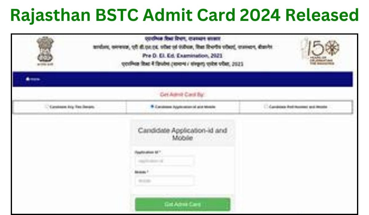 Rajasthan BSTC Admit Card 2024 Released