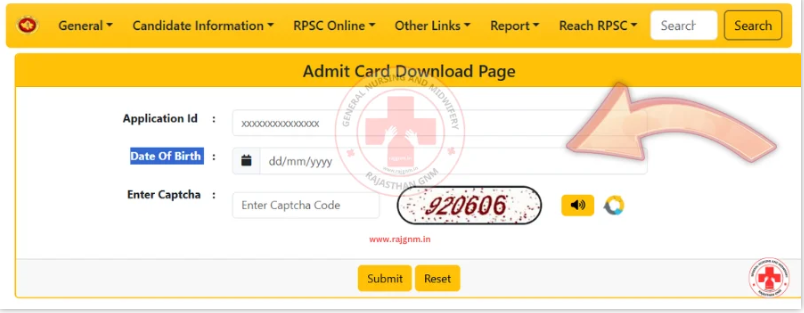 RPSC 2nd Grade Admit Card 2024